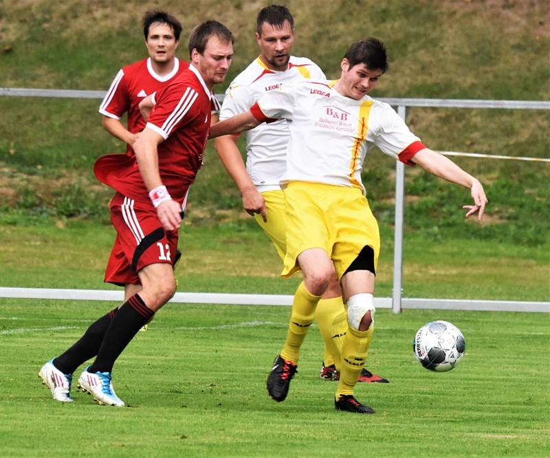 Fotbalový krajský přebor: Týn n. Vlt. - Strakonice 0:0.