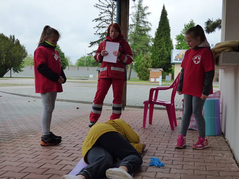 Ve středu se na českobudějovickém výstavišti uskutečnilo Oblastní kolo soutěže Mladých zdravotníků Českého červeného kříže.