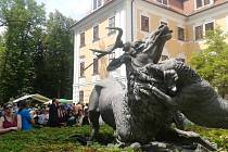 Zahájení výstavy Po stopách Františka Ferdinanda d´Este v Chlumu u Třeboně.