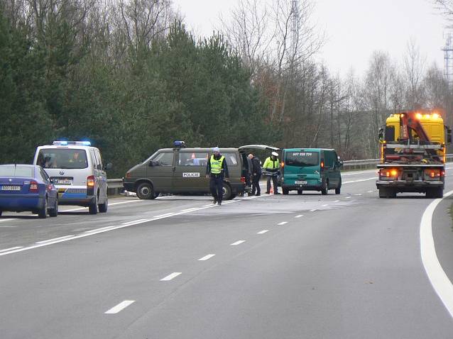 Nehoda na silnici ve směru z Borku na Veselí nad Lužnicí.