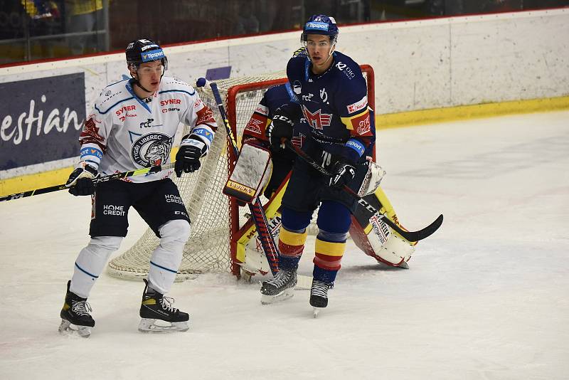 Hokejová extraliga Motor Č. Budějovice  - Bílí Tygři Liberec.