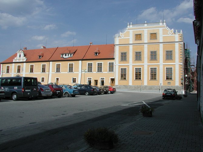 Buquoyská rezidence v Nových Hradech. 