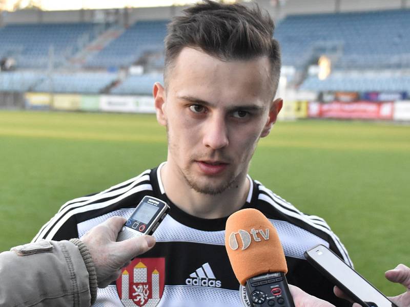 Jakub Pešek po zápase s Varnsdorfem odpovídá na dotazy Deníku.