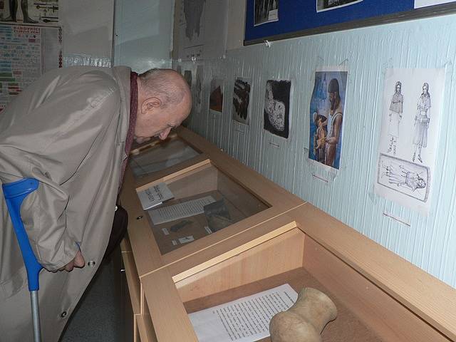 Malé školní muzeum na Gymnáziu J. V. Jirsíka v Českých Budějovicích.