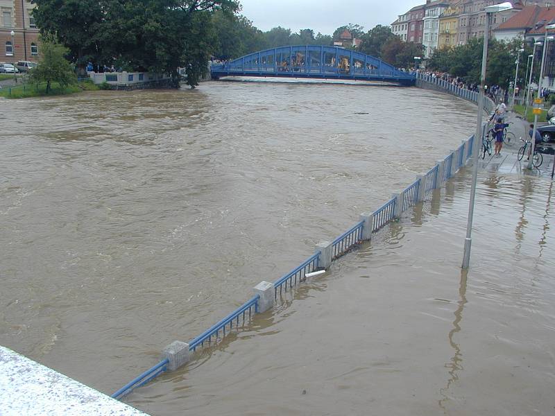 Povodně 2002  na Českobudějovicku.