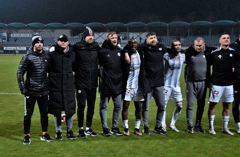 Fotbalový MOL Cup: Dynamo České Budějovice - Zbrojovka Brno 2:1 (2:0).