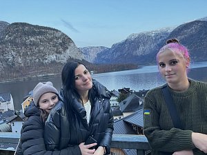 Liubov Yakushevska z Kijeva našla před necelým rokem azyl na jihu Čech. V Českých Budějovicích žije se dvěma dcerami, ve volném čase už se dostanou i na výlet.