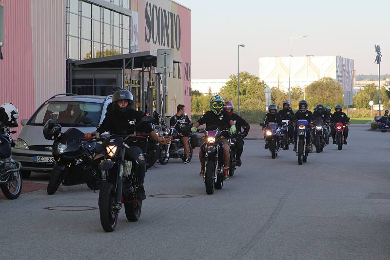 české Budějovice vzpomínková jízda na motorkáře Lukáše