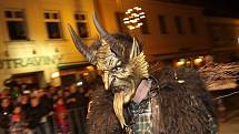 Krampus show v Kaplici.