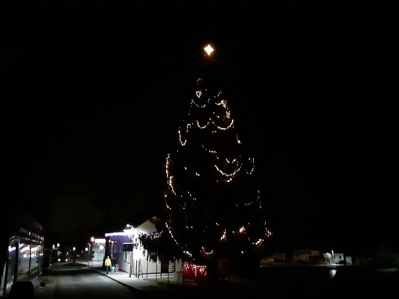 Vánoční strom Hůry.