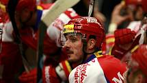 Utkání hokejové Tipsport Extraligy mezi HC České Budějovice a Rytíři Kladno.