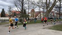 Ulice Českých Budějovic zaplavili účastníci ČEZ Run Tour.