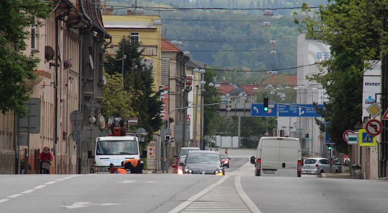 Rekonstrukce ulice Mánesova a její značení