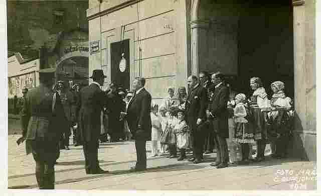 T.G.Masaryk v českých Budějovicích v roce 1924.