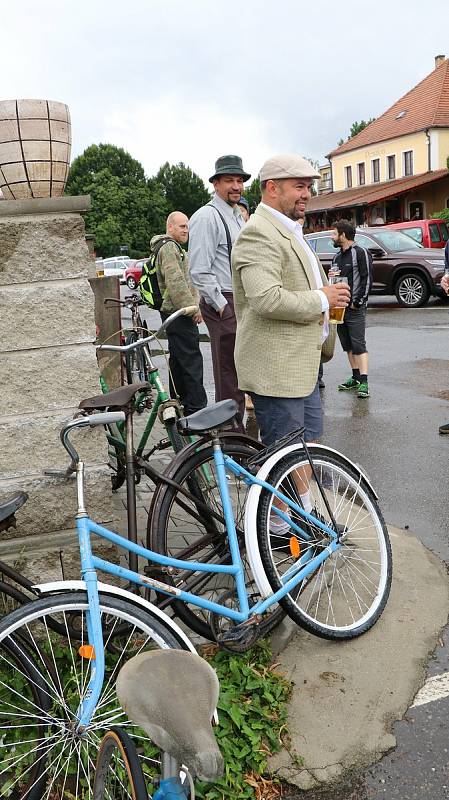 Šestý ročník cyklozávodu Zrezlá šlapka v Týně nad Vltavou.