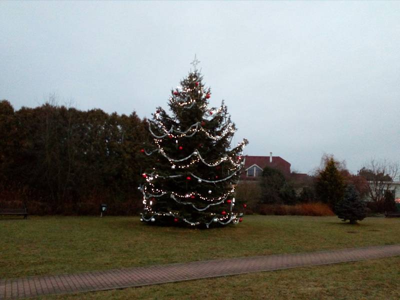 Adventní výzdoba na Českobudějovicku. Borek.