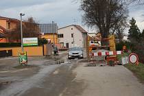 Rekonstrukce Plavské ulice v Českých Budějovicích.