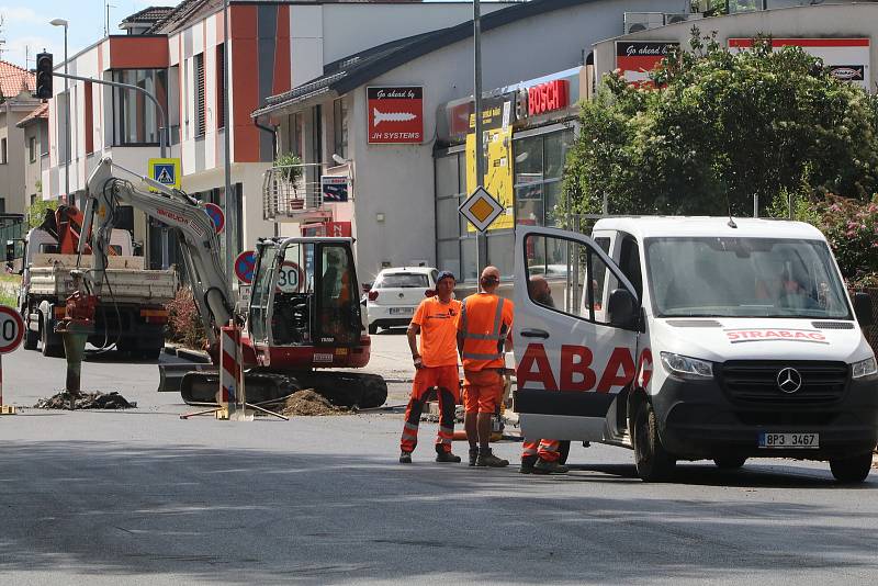 Rekonstrukce ulice Boženy Němcové.