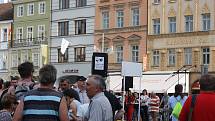 V úterý 11. června se proti Andreji Babišovi demonstrovalo také v Českých Budějovicích.