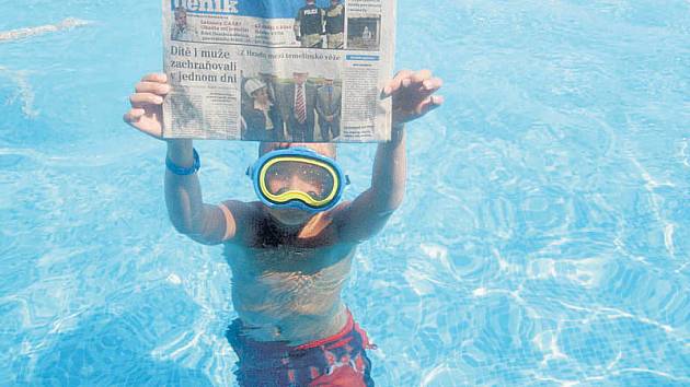 Dovolená s Českobudějovickým deníkem v Turecku, kam jsme s manželem vyrazili s naším osmiletým vnukem Ondrou. Bylo to krásné a vnuk si opravdu užil. Snímek je z hotelového bazénu.