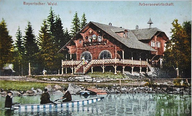 Chata pod Javorem v roce 1908.