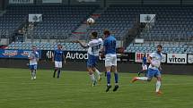 Finále krajského fotbalového poháru Hluboká - Lišov (5:2) na stadionu na Střeleckém ostrově.