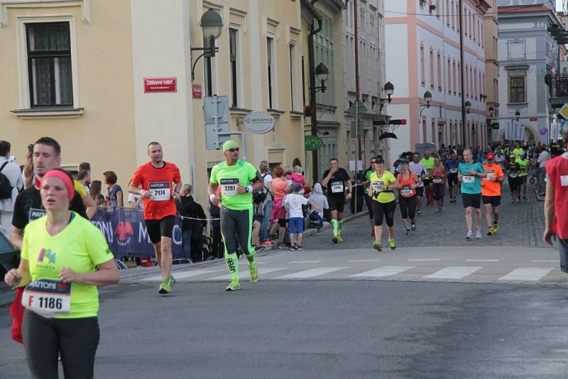 Závodníci Mattoni 1/2Maratonu 2016 v Českých Budějovicích.