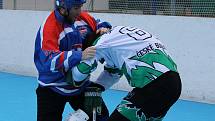 I druhé městské derby zvládla ve čtvrtfinále II. NHbL lépe Betonova. Porazila Pedagog České Budějovice 4:1 a v roli obhájce titulu postoupila do semifinále play off.