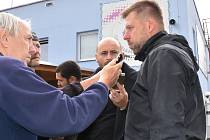 Trenér David Horejš po zápase Dynama s Benešovem na Složišti (2:0) mezi novináři.