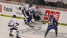 Vyprodaná Budvar aréna v Českých Budějovicích viděla další zápas Českých hokejových her mezi Finskem a Švédskem.