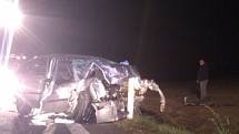 Tragická dopravní nehoda se udála v noci na sobotu na hlavní silnici mezi Krasejovkou a křižovatkou u Holkova.