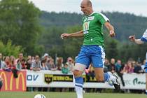 Jan Koller na exhibici v Roudném.