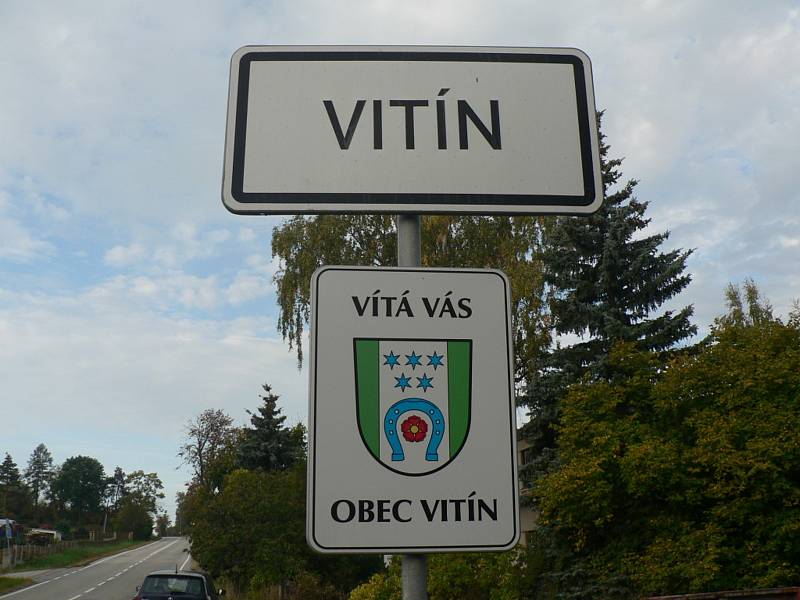 Vitín. Znak obce.