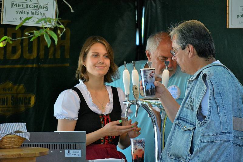 V sobotu čekalo návštěvníky Týna nad Vltavou i místní spousta piva a muziky. Foto: Miroslav Bžoch