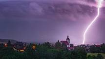 Lukáš Gallo vyfotil čtvrteční drsné bouřky