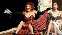 Herečka Daniela Bambasová si nyní připomíná 30 let v Jihočeském divadle. Na snímku jako Ráchel ve Slaměné židli, rok 2011.