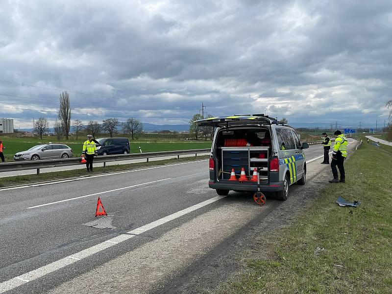 Nehody na čtyřproudovce z Budějovic na Lišov.