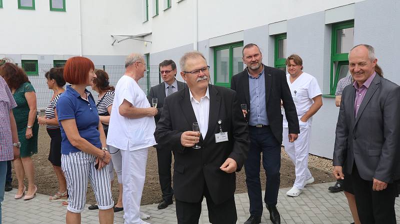 Nový pavilon interny v českobudějovické nemocnici.