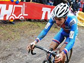 SKVĚLÝ VÝKON. Jihočeský cyklokrosař Adam Ťoupalík na mistrovství světa v Zolderu potvrdil, že se řadí mezi nejlepší světové závodníky.