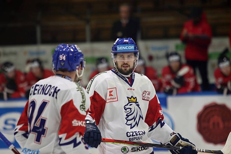 Hokejová reprezentace porazila v rámci Euro Hockey Challenge v Jindřichově Hradci Rakousko 7:2.