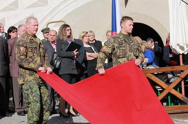 Setkání prezidentů Miloše Zemana a Heinze Fischera v Českém Krumlově.