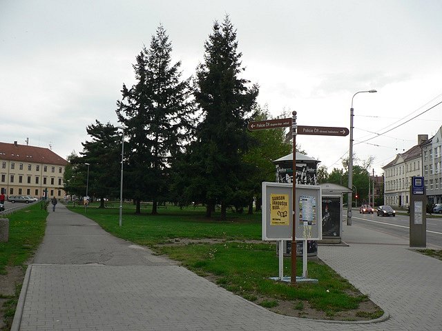 Mariánské náměstí v Českých Budějovicích.