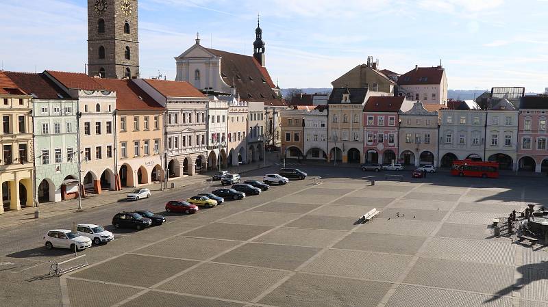 První den karantény v Českých Budějovicích