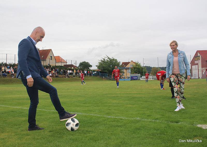 Amfora hrála na oslavách devadesáti let fotbalu na Rudolfově