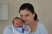 Jakub Potenec z Dolních Novosedel. Syn Anny Potencové se narodil 31. 12. 2021 ve 23.02 hodin. Při narození vážil 3250 g a měřil 49 cm.