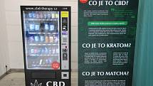 Automaty s technickým konopím, CBD výrobky i kratomem v Českých Budějovicích