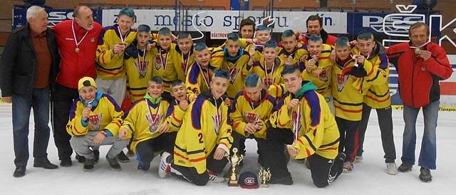 Starší žáci HC České Budějovice získali po osmi letech medaili na hokejovém mistrovství republiky.  