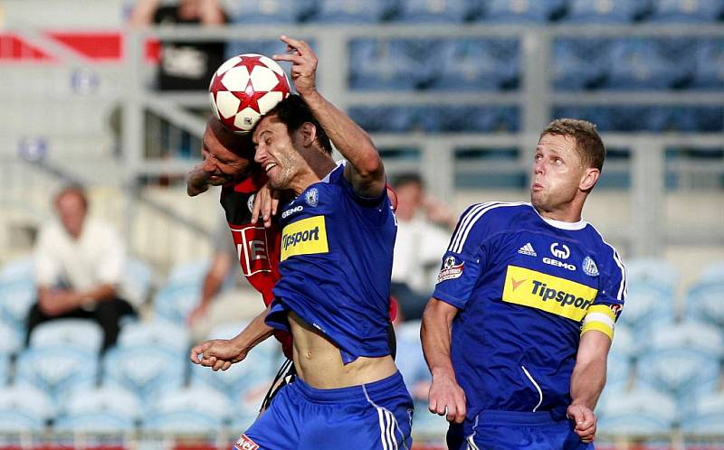 Utkání 3. kola fotbalové Gambrinus ligy mezi Dynamo České Budějovice a SK Sigma Olomouc.