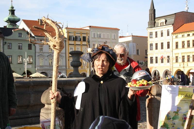 Symbolické putování po českobudějovických věžích patří již tradičně k silvestrovským akcím. Děti si je opět náramně užívaly.