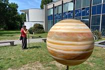 Českobudějovická hvězdárna připravila novou výstavu o planetárním systému.